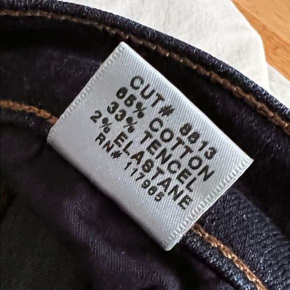 J Brand Palisade Super Skinny Jeans Jeggings Dark Blue Size 26 - Picture 10 of 10